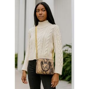 Chunky Gold Acrylic Crossbody Chain! 48" Long*Wallet on Chain or Crossbody